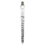 Vickerman XICE975 E17 Falling Icicle Bulb with Cool White LED Lights - 12 in.