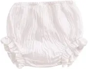 Newborn Toddler Baby Girls Boy Kids Cotton Linen Bloomer Basic Shorts Washable Reusable Diaper Cover