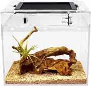 Reptile Terrarium Reptile Growth Tank Acrylic Tarantula Enclosure-8x8x8