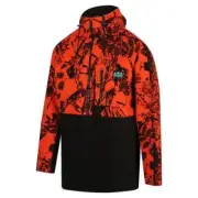 Ridgeline Tusk Fleece Top Blaze/Black 2XL - RLCSMTKZXB5