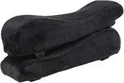 LIGHTAOTAO 2Pcs Armrest Cushion Pads Comfortable Polyester Armrest Covers with Slip Base for Office Home Chairs Elbow Support Relief Height Memory Foam Design