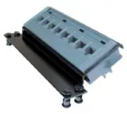 Clipsal TELEPHONE PATCH PANEL CLI3105ATPP2X4 Angled, 8xRJ45 Sockets, Grey