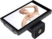 Pomya Phone Vlog Selfie Screen, Back Camera Selfie Monitor with Magnetic Phone Clamp, Portable Rear Camera Screen for Live Streaming Video Recording