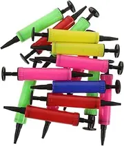 ABOOFAN 15-piece Balloon Inflator Hand Pump Set Mini Air Pump for Toys Balls Air Pillows U-shaped Pillow Practical Handheld Replacement Random