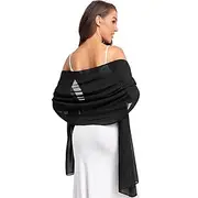 Soft Chiffon Scarfs Shawls and Wraps for Evening Dresses Wedding Shawl Wraps Bridal Scarve for Women