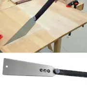 22.4 Inch Hand Saw Double Edge Pull Saw with 3 Side Grinding Teeth Flush SmXKf