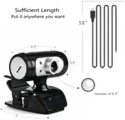 Micro USB HD Webcam 1080P - Digital Web Cam with Built-in Microphone, LED Night