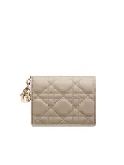 Mini Lady Dior Gardenia Wallet
