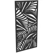 ProtectorAl 300-1200w x 1201-2400h Dark Charcoal/Gloss White Jungle Unframed Composite Deco Panel
