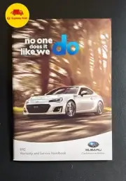 BRAND NEW Genuine Subaru BRZ Owner Warranty Service Log Book