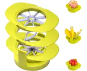 Apple Slicers, 4 in 1 Multifunctional Apple Cutter Common Base, Mango Corer Remover, Tomato Cutters, Pear Divider,Stainless Steel Easy Grip Fruit