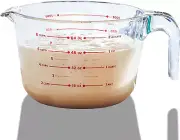 8 Cup Large Glass Measuring Cup - Kitchen Mixing Bowl, Liquid Measure Cups, Set,