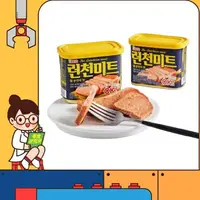 在飛比找樂天市場購物網優惠-【零食研究所】韓國 樂天 Lotte Foods 午餐肉 3