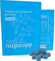 Creatine Monohydrate Gummies - 5g Creatine, 30 Servings (2 Gummies) - 1 Month Supply - Creatine Supplement for Men & Women - Nupsupp
