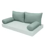|COVER ONLY| STYLE 2 Queen Bolster Pillow Daybed Porch Swing Knife Edge AD002