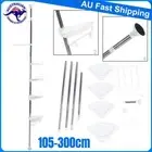 Luxury Telescopic Metal Pole 4 Shelf Corner Bathtub Shower Caddy Rack Organizer