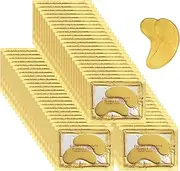 50 Pairs Under Eye Patches Gold Under Eye Mask Collagen Under Eye Gel Pads for Dark Circles, Wrinkle and Puffiness