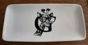 WILLIAM SONOMA Rory Dobner "G" Genius Giraffe Tidbit Tray 13" X 6.5"