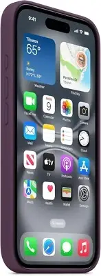 Apple iPhone 16 Silicone Case with MagSafe and Camera Control - Plum *BRAND*NEW*