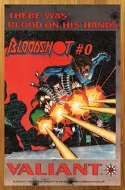 1993 Valiant Comics Bloodshot Vintage Print Ad/Poster Eternal Warrior Retro Art