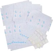 KALLORY 30pcs Self Adhesive Clear Book Covers Textbook Protection for Students for Notebooks Easy Identification Transparent Material School Supply