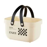 Portable Shower Tote Storage Basket Box Bin for Bathroom-Pantry