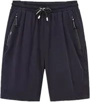 [N\W] NW Large Men's Shorts Mesh Summer Breeches Big Clothing Black Grey Sweat