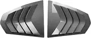 Compatible for BMW G20 G80 Car Styling Rear Window Louvers 3 Series 320i 320d 330e 330d M3 19- Rear Triangle Window Shade Spoiler Bodykits(Carbon Look)