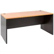 Velocity Desk 1500mm Golden Beech and Ironstone Grey
