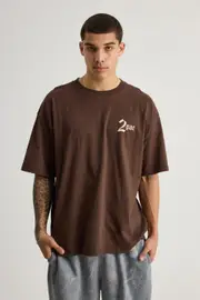 [Factorie] Factorie - Box Fit Music Merch T Shirt - Lcn bra tupac bracken/created equally XL LCN BRA TUPAC BRACKEN/CREATED EQUALLY