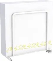 STWWO Napkin Holder, White, Metal Napkin Dispenser for Table, Napkin Stand, Kitchen Accessories, Paper Napkin Holder for Decorating, Upgrade 14 cm