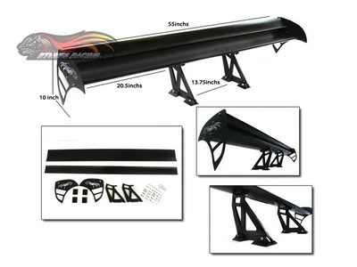 GT Wing Type S Racing Rear Spoiler BLACK For Amanti/Borrego/Cadenza/Forte/K900 (for: Kia)