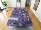 Purple Agate Stone Center Dining Table, handmade Furniture, agate Counter Tables