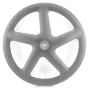 700C Road Track Fixed Gear Bike 5 Spokes Full Carbon Fibre Wheel 3K UD 12K