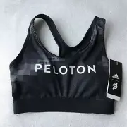 Peloton x Adidas Black / night grey Digit Sports Crossback Bra Size : S
