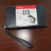 Mundi My Secret Sanitizer Clutch Wristlet with UVC Light Sterilizer Wallet NWT