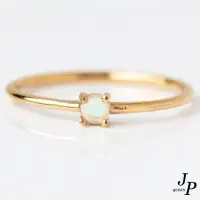 在飛比找momo購物網優惠-【Jpqueen】森林系女孩簡約珍珠戒指(金色)