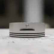 925 Sterling Silver Handmade Piston Engine Ring - Unique Mechanics-Inspired