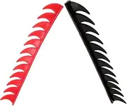 2pcs Motorcycle Helmet Decor Strips Vintage Style Retro Fin Ornament for Motorcycle Helmets Easy Installation Removable Design for Men