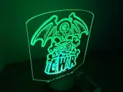 GWar LED Neon Light Sign Man Cave , Game , Bed Room ,Bar garage Rgb