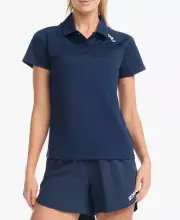 BNWT - 2XU Aspire Polo Shirt Navy - Womens Size: Medium RRP.: $49.99