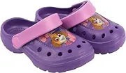 [United Labels] Paw Patrol Clogs for Girls - Skye Children's Sandals Mules Slippers Garden Shoes Non-Slip Purple, Purple, 28/29 EU