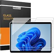 Megoo Matte Screen Protector for Microsoft Surface Pro 10/9/8/ X, Anti Glare, Glass Film, Write, Draw and Sketch Like on Paper, Easy Installation No Bubble Screen Protector, 2-Pack, HDX-Clear