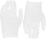 [LRXIYODE] White Cotton Gloves for Jewelry Handling Protective Gloves for Coin Inspection Art Display Gardening and Cleaning Soft Comfortable Durable Reusable Design