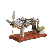 16 Cylinder Swash Plate Stirling Engine Model Science Discovery Technology Puzzle Novelty Toys