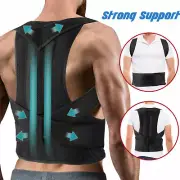 Adjustable Upper Back Shoulder Support Posture Corrector Corset Spine Brace Belt