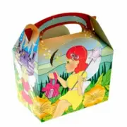 Enchanted Red Fairy Garden Birthday Party Treat Boxes Gift Favour Box pack of 3