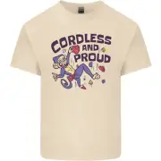 Cordless & Proud Rock Climbing Monkey Mens Cotton T-Shirt Tee Top