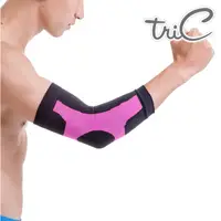 在飛比找PChome24h購物優惠-【Tric】台灣製造 專業運動防護用具-手臂護套 桃紅色(1