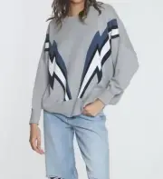 Label+Thread retro sweatshirt Fog Bolt Multi